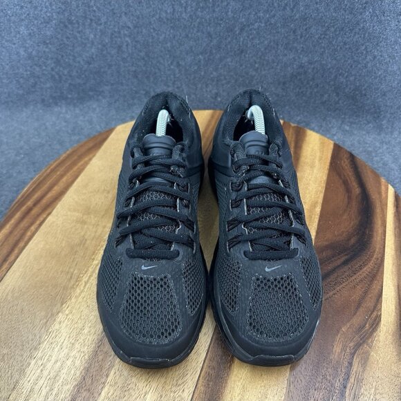 Nike Air Max 2013 GS Triple Black Athletic Shoes Sneakers GS Sz 5.5Y 555426-010 - Picture 4 of 10